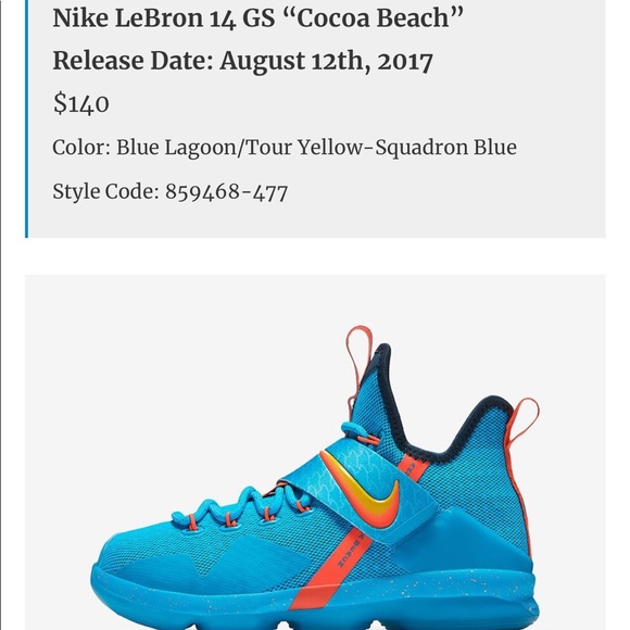 lebron 14 cocoa beach